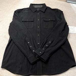 Karl Lagerfeld Mens M, Spread collar with long sleeve shirt/jacket